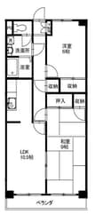 レユスイール向原の物件間取画像